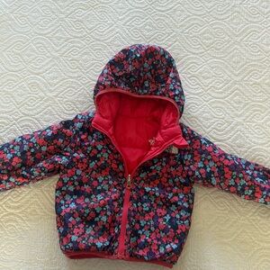 North face reversible coat
